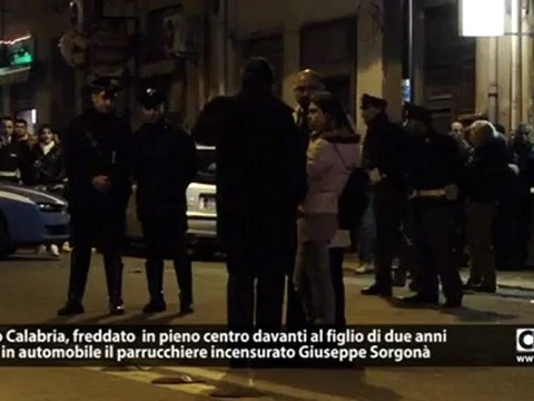 Reggio, omicidio in pieno centro. Vittima il 24enne Sorgonà. Illeso un bambino