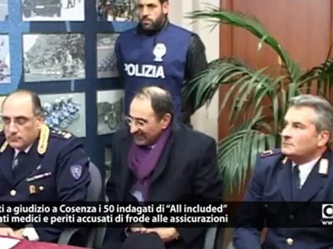 Cosenza: falsi incidenti, 50 rinvii a giudizio