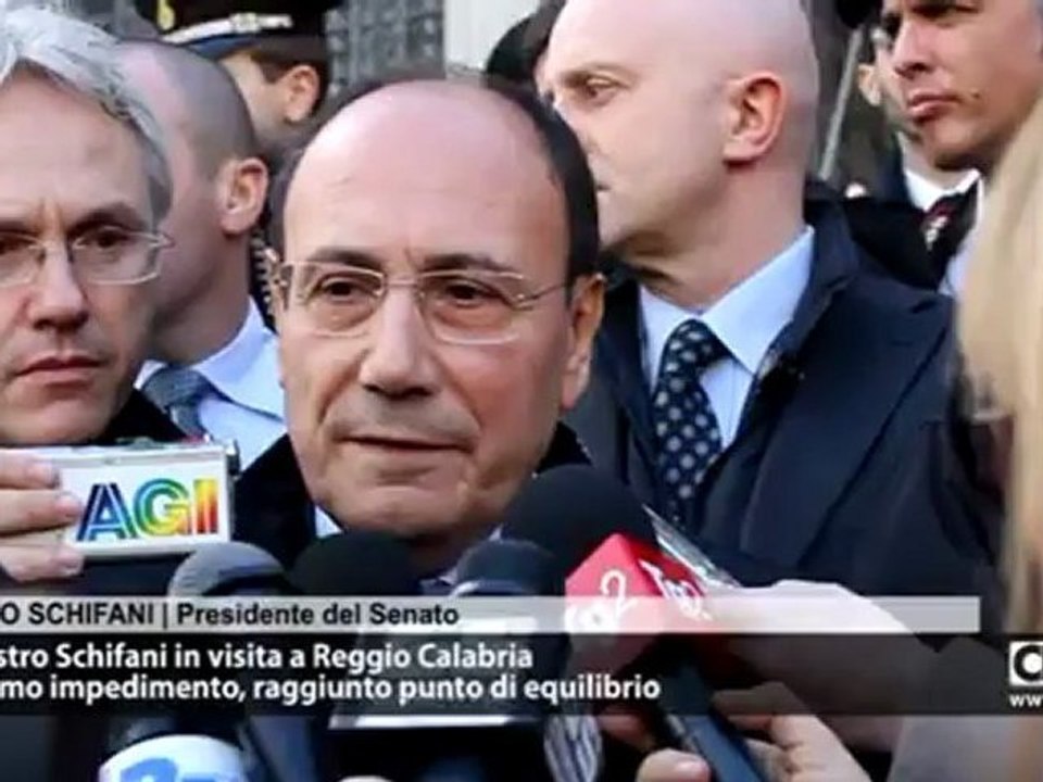 Legittimo impedimento: Schifani, raggiunto punto di equilibrio