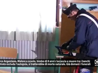 San Marco Argentano, bimbo muore a scuola: per i carabinieri il caso è chiuso. IL VIDEO