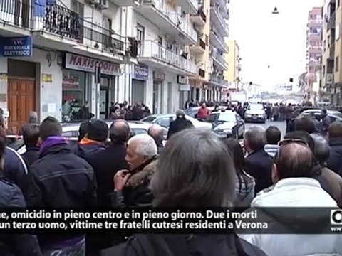 Crotone, duplice omicidio in pieno centro. Il Video