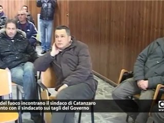I Vigili del fuoco incontrano il sindaco di Catanzaro