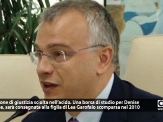 Borsa di studio della regione per la figlia di Lea Garofalo