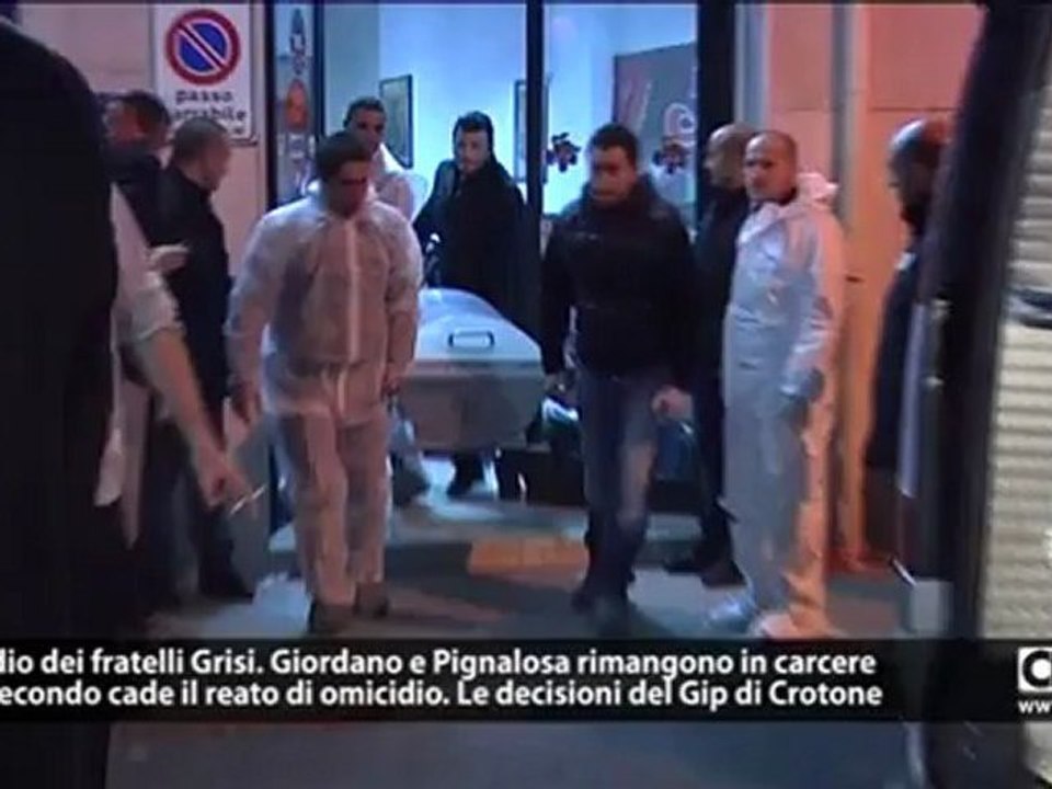 Omicidio dei fratelli Grisi. Giordano e Pignalosa rimangono in carcere