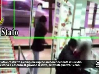 Tragica storia a Cosenza, minore costretto a commettere rapine e tenta il suicidio