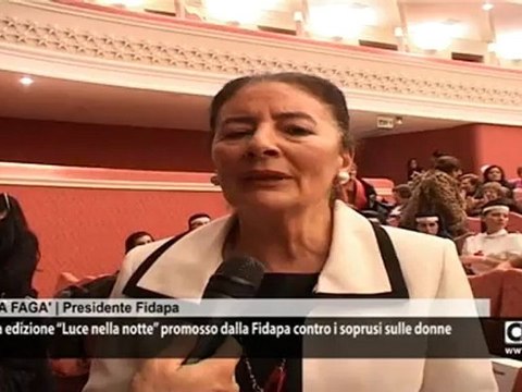 Seconda edizione “Luce nella notte” promosso dalla Fidapa contro i soprusi sulle donne