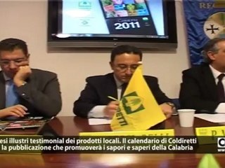 Calabresi illustri testimonial dei prodotti locali. Il calendario di Coldiretti