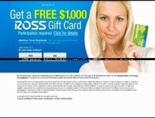How to get FREE Ross Gift card $1000 for US