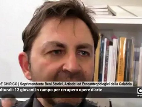 Beni culturali: 12 giovani in campo per recupero opere d’arte