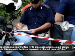 Download Video: Reggio Calabria: ferito imprenditore che aveva denunciato racket