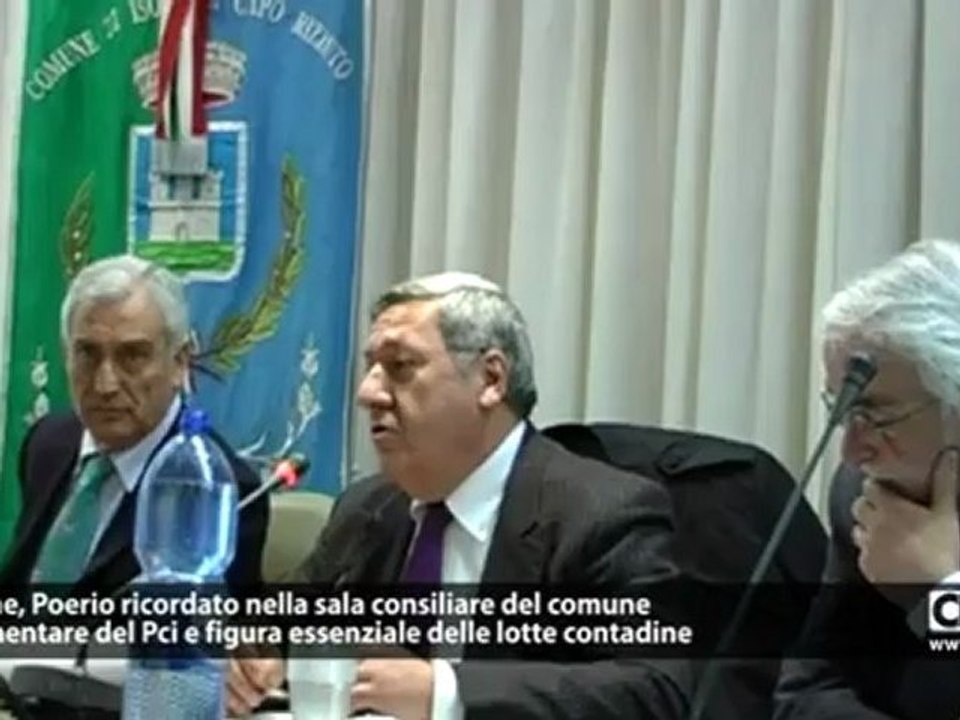 Politica: ricordato a Crotone Pasquale Poerio
