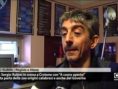 Teatro: Sergio Rubini in scena a Crotone con “A cuore aperto”
