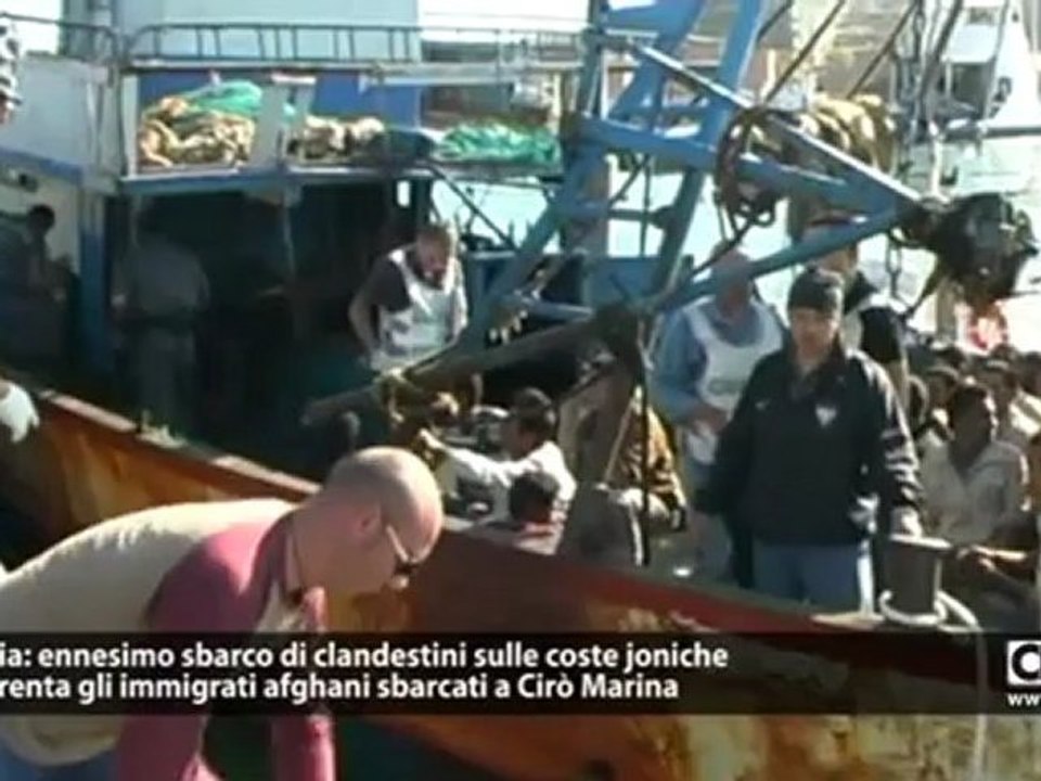 30 immigrati sbarcati sulle coste crotonesi