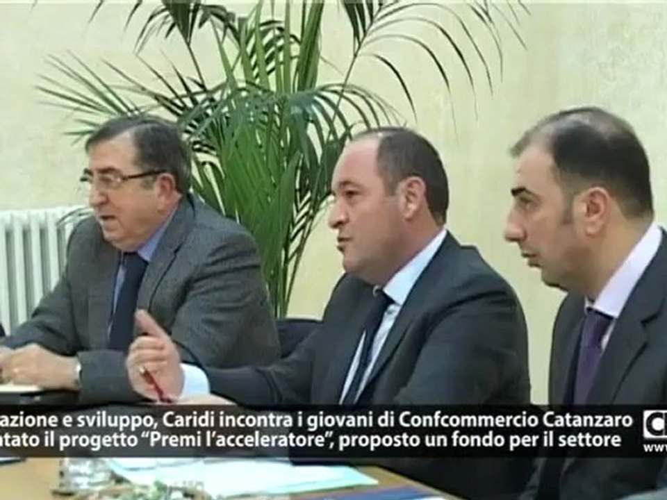 Occupazione e sviluppo, Caridi incontra i giovani di Confcommercio Catanzaro