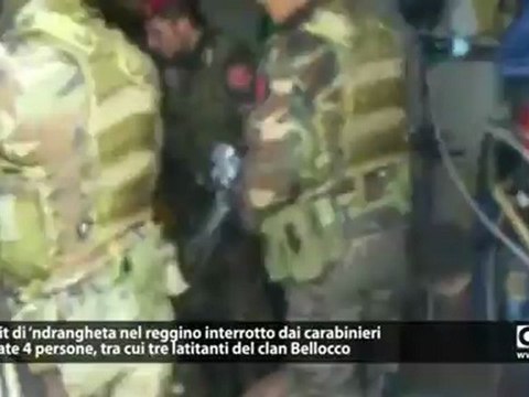 Blitz dei CC, tre latitanti arrestati durante un summit nella piana di Gioia Tauro