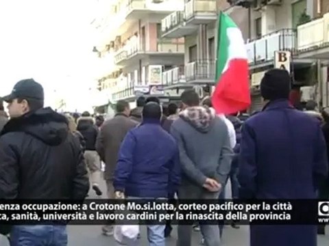 Disoccupazione: “Mo si lotta” scende in piazza a Crotone