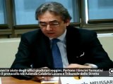 Scopelliti alla sottoscrizione protocollo intesa Tribunale Reggio e Calabria Lavoro