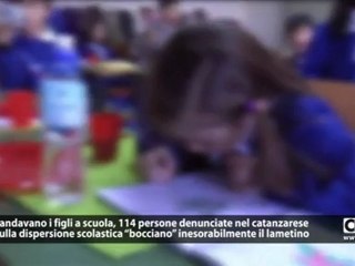 Non mandavano i figli a scuola, 114 persone denunciate nel catanzarese