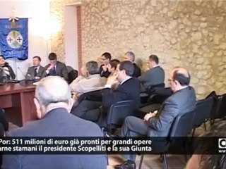 Regione, Scopelliti: 511 mln già pronti per grandi opere