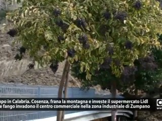 Cosenza: frana invade il Lidl a Zumpano