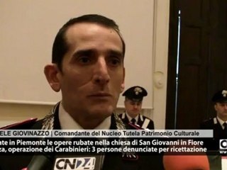 Opere d’arte rubate: cc Cosenza recuperano reperti religiosi