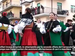 Carnevale di Castrovillari: in 80 mila per la seconda sfilata