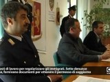 Truffe: falsi documenti di lavoro per immigrati. Sette denunce