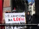 Catanzaro, sit-in di protesta della Fondazione Opera S.Francesco d’Assisi di Rizziconi