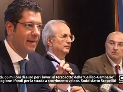 Regione stanzia 65 milioni per strada Gallico-Gambarie