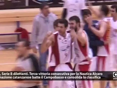 Basket, Serie B dilettanti. Terza vittoria consecutiva per la Nautica Alcaro