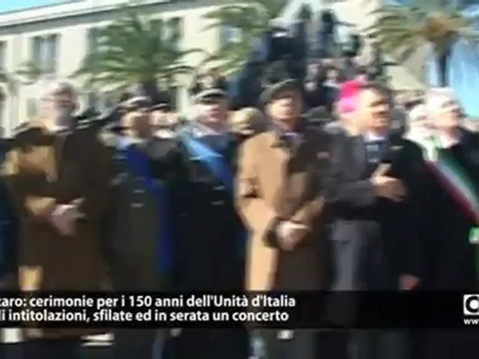 Catanzaro: cerimonie per i 150 anni dell’Unità d’Italia