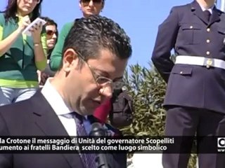 Parte da Crotone il messaggio di Unità del governatore Scopelliti