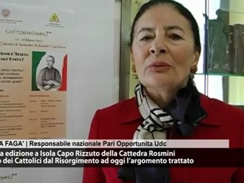 Settima edizione a Isola Capo Rizzuto della Cattedra Rosmini