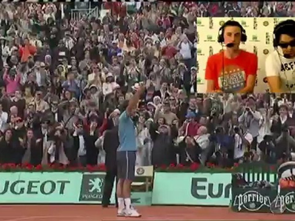 Mardi 29 mai 2012 - Federer vs Soderling - Julien & Yann
