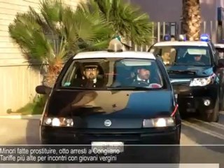 Prostituzione minorile, scatta l’operazione “Flesh Market”: 8 arresti a Corigliano