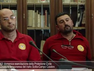 Domenica esercitazione protezione civile sull’A3