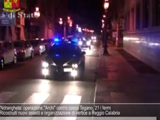 Reggio: operazione “Archi” contro cosca Tegano, 21 i fermi