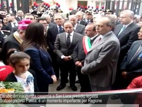 Reggio Calabria: A San Luca inaugurazione della nuova caserma dei Carabinieri