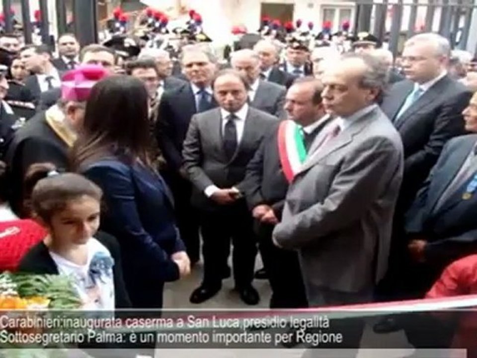 Reggio Calabria: A San Luca inaugurazione della nuova caserma dei Carabinieri