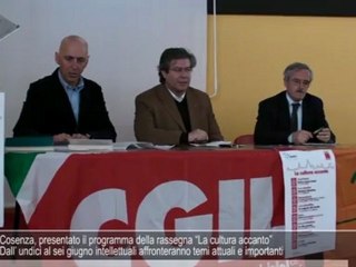 Cosenza, presentato il programma della rassegna “La cultura accanto”