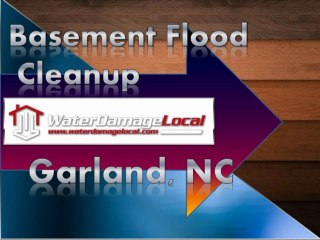 Garland, NC - Basement Flood Cleanup