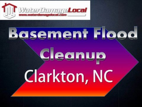 Clarkton, NC - Basement Flood Cleanup