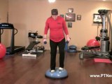 Frontal Raises on BOSU Ball - Personal Training Exercise of the Day