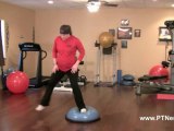 Side Squats on BOSU Ball - Personal Training Exercise of the Day