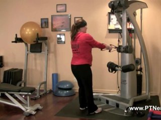 Standing Rows Using Pulley Machine - Personal Training Exercise of the Day