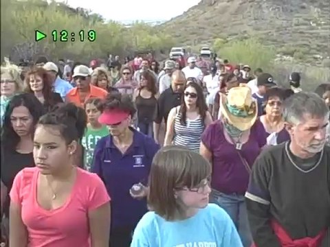 April 6, 2012 Good Friday Procession To Sentinel Peak Procession Up To Station 11 Shown Only
