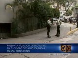 Situación irregular mantiene presencia policial en la afueras del edificio Centro Caracas