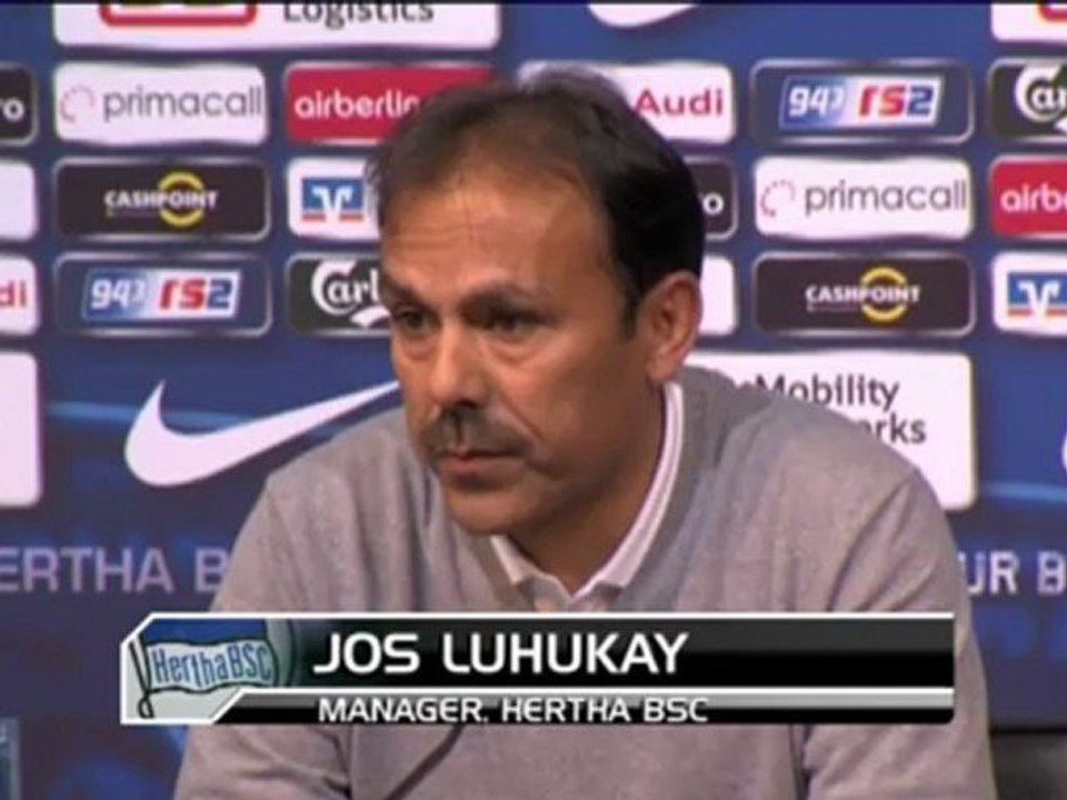 Luhukay rechnet mit Liga zwei