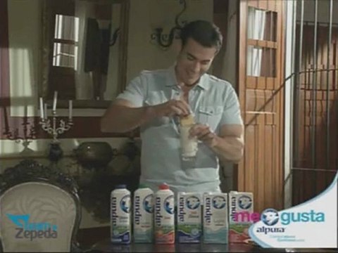 David Zepeda @davidzepeda1 .- Anuncio Leche Alpura