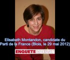 Interview d'Elisabeth Montandon, candidate du Parti de la France aux législatives à Blois en 2012
